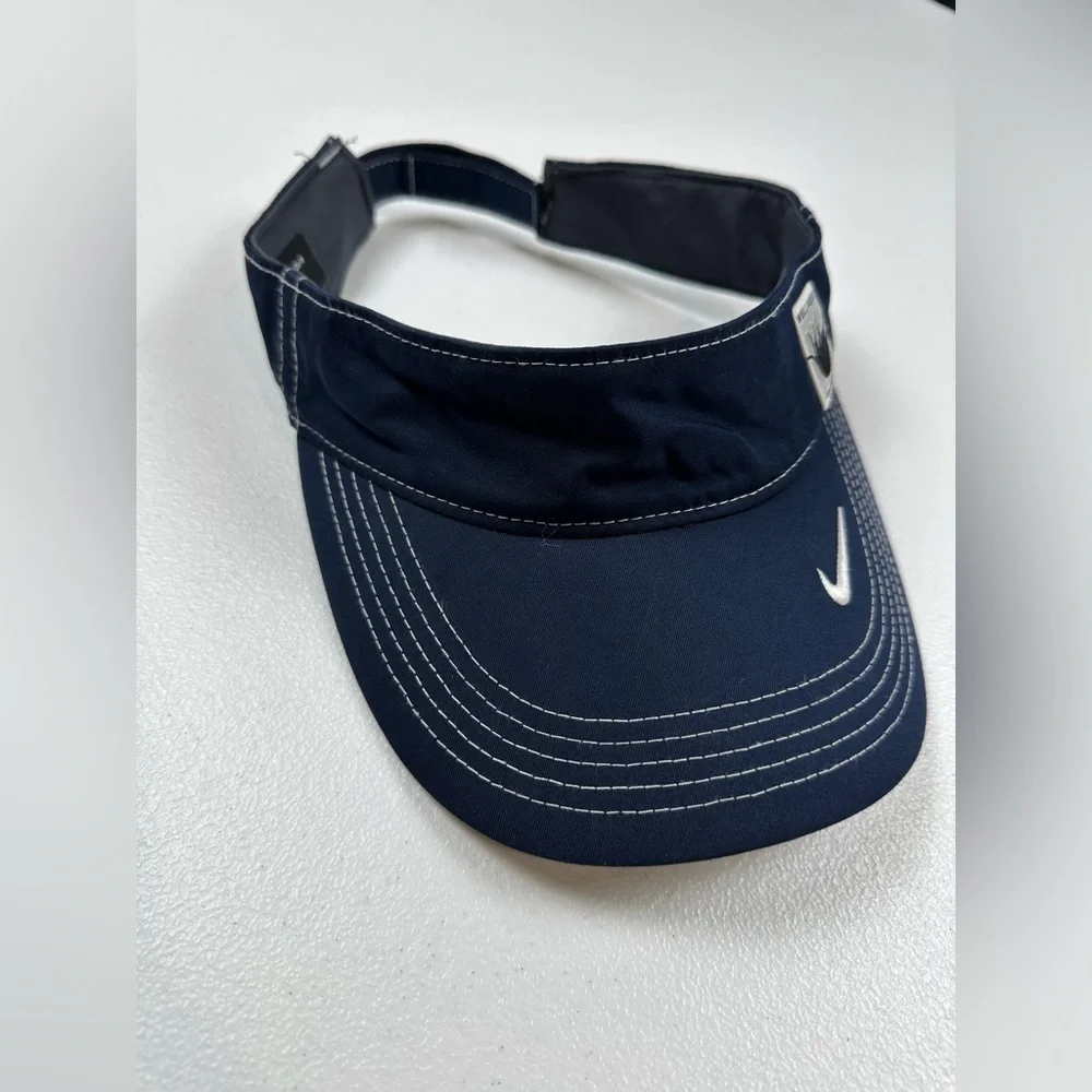 Nike Unisex Adult Dri-Fit Navy Blue Swoosh‎ Golf Ace Visor “Wellness Linkedin”